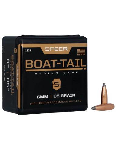 Puntas de bala SPEER Boat-Tail - .243" - 85 grains - 1213