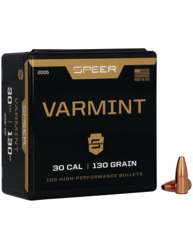 Puntas de bala SPEER Varmint HP - .308" - 130 grains - 2005