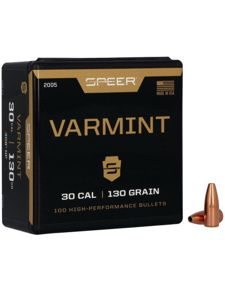 Puntas de bala SPEER Varmint HP - .308" - 130 grains - 2005