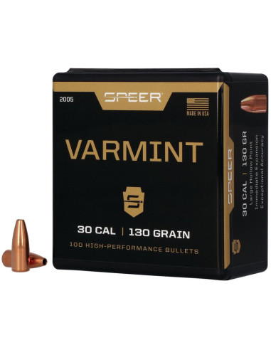Puntas de bala SPEER Varmint HP - .308" - 130 grains - 2005