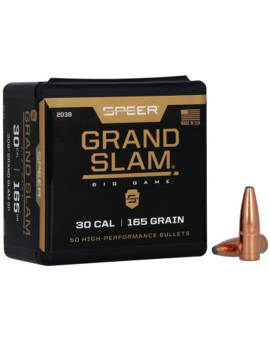 Puntas de bala SPEER Grand Slam - .308" - 165 grains - 2038