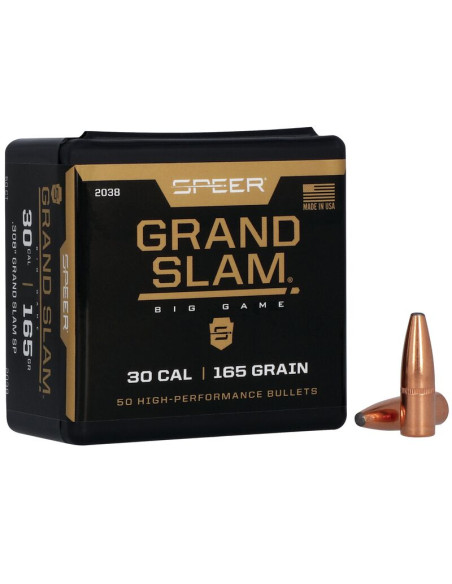 Puntas de bala SPEER Grand Slam - .308" - 165 grains - 2038