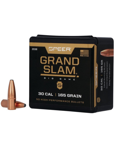 Puntas de bala SPEER Grand Slam - .308" - 165 grains - 2038