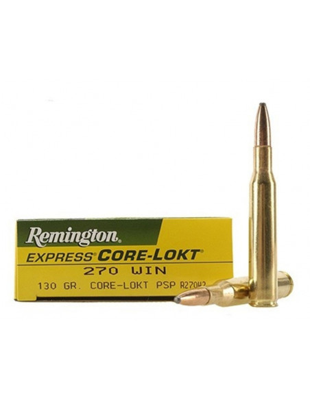 Munición metálica REMINGTON CORE-LOKT - 270 Win. - 130 grains