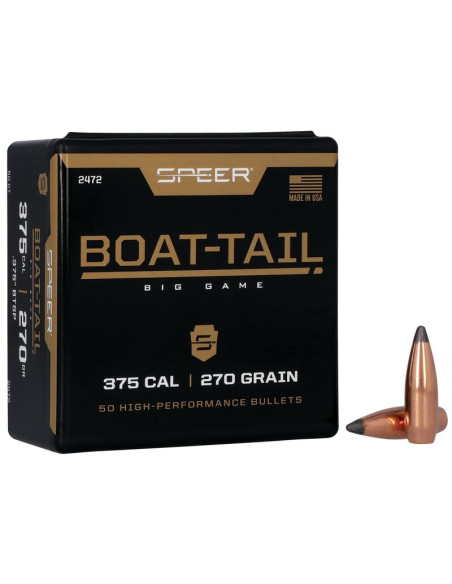 Puntas de bala SPEER Boat-Tail - .375" - 270 grains - 2472