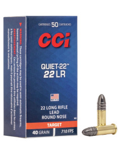 Munición CCI Quiet-22 - .22 LR - 40 grains - LRN - 960