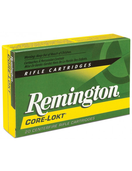 Munición metálica REMINGTON - CORE LOKT