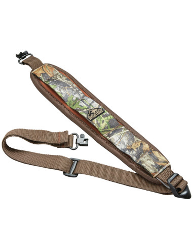 Correa Butler Creek Comfort Stretch con anillas portafusil - camo Mossy Oak - 181018
