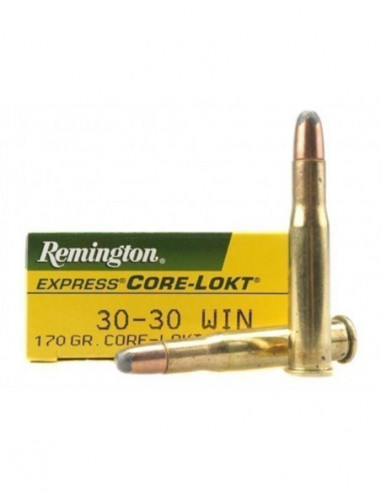 Munición metálica REMINGTON CORE-LOKT - 30-30 - 170 grains