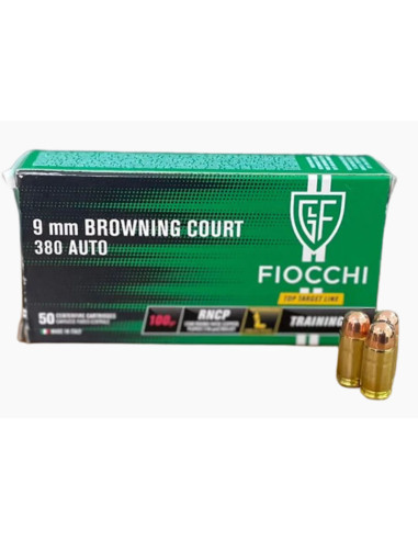 Munición FIOCCHI - 9mm corto - TOP TARGET