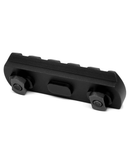 Carril WARNE M-LOK 5 ranuras - negro - 6202M