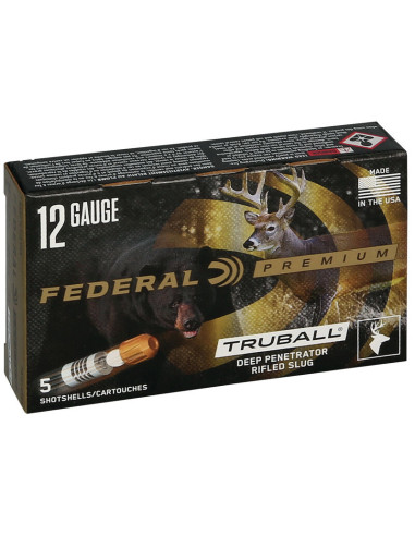 Balas para escopeta 12/70 FEDERAL TruBall Deep Penetrator - 438 grains - PB127 DPRS