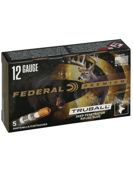 Balas para escopeta 12/70 FEDERAL TruBall Deep Penetrator - 438 grains - PB127 DPRS