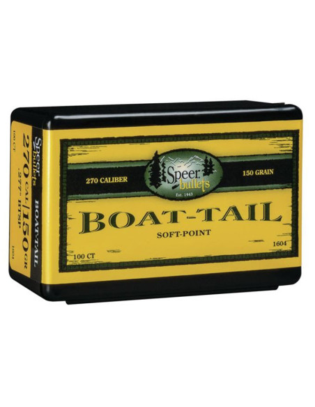 Puntas de bala SPEER Boat-Tail - .277" - 150 grains - 1604