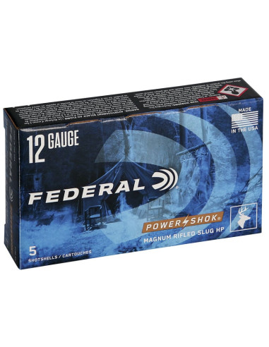 Balas para escopeta 12/70 FEDERAL Power-Shok - 547 grains - F130 RS