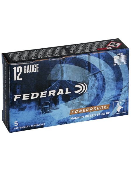 Balas para escopeta 12/70 FEDERAL Power-Shok - 547 grains - F130 RS