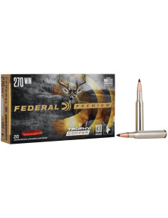 Munición metálica FEDERAL Trophy Copper - 270 Win. - 130 grains - P270TC1