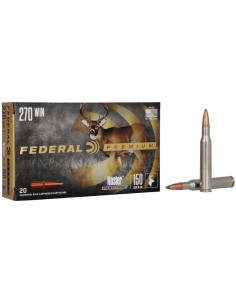 Munición metálica FEDERAL Nosler Partition - 270 Win. - 150 grains - P270E