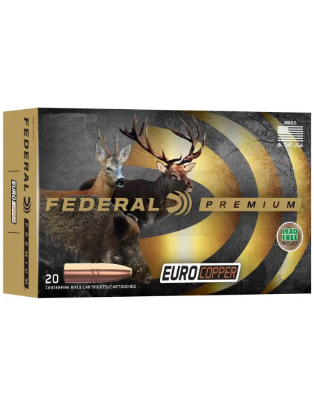 Munición metálica FEDERAL EuroCopper - 308 Win. - 150 grains - P308CXI