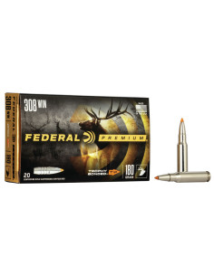 Munición metálica FEDERAL Trophy Bonded Tip - 308 Win. - 180 grains - P308TT1