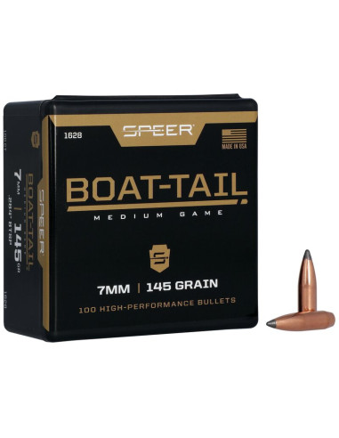 Puntas de bala SPEER Boat-Tail - .284" - 145 grains - 1628