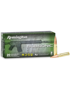 Munición metálica REMINGTON Subsonic - 300 AAC Blk - 220 grains - 28430