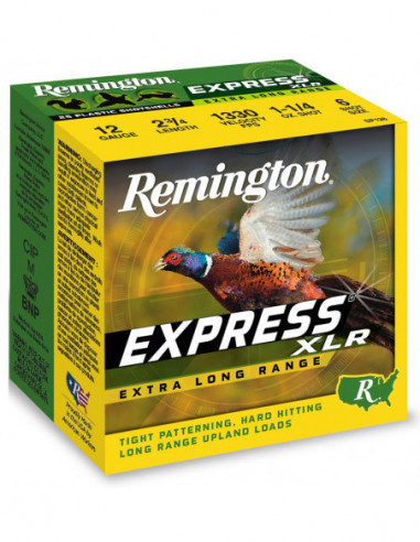 Cartuchos de caza 12/70 REMINGTON EXPRESS Extra Long Range 36gr. P-6 - 20149