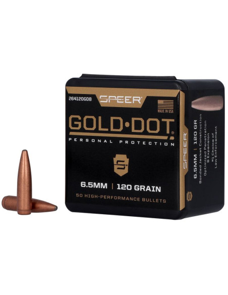 Puntas de bala SPEER Gold Dot SP - .264" - 120 grains - 264120GDB