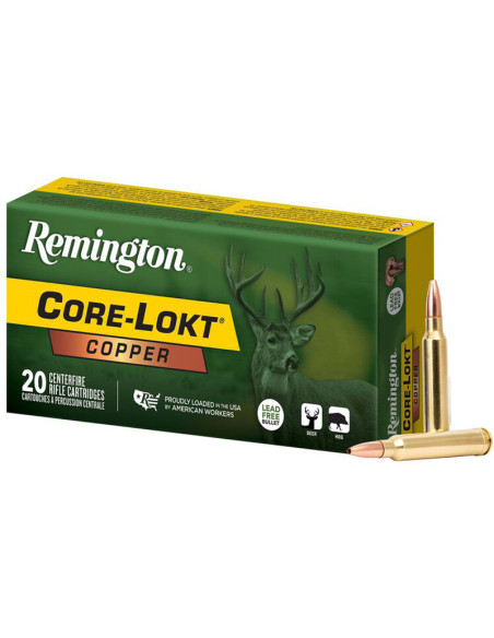 Munición metálica REMINGTON Core-Lokt Copper HP - 300 Win. Mag. - 180 grains - R27858