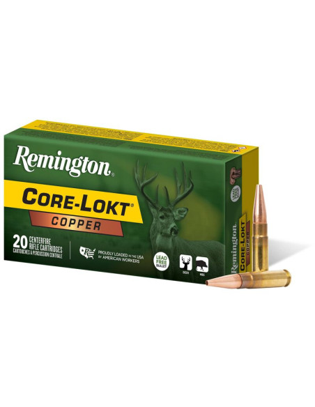 Munición metálica REMINGTON Core-Lokt Copper HP - 300 AAC Blk - 120 grains - R27857