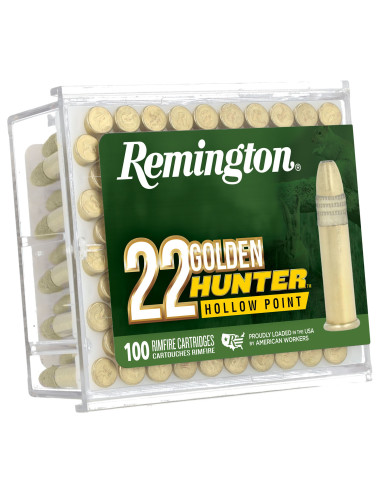 Munición REMINGTON .22 LR Golden Hunter HP - 40 grains - JHP - R21251