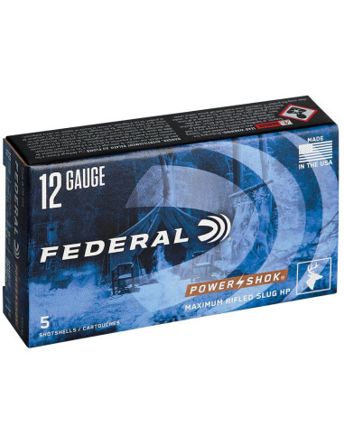 Balas para escopeta 12/70 FEDERAL Power-Shok - 438 grains - F127 RS