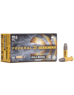 Munición FEDERAL Gold Medal Target - .22LR - 40 grains - LRN - LRN - 711B