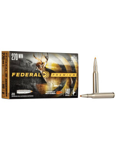 Munición metálica FEDERAL Trophy Bonded Tip - 270 Win. - 140 grains - P270TT3