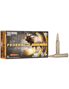 Munición metálica FEDERAL Nosler Partition - 300 Win. Mag. - 180 grains - P300WD2