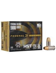 Munición FEDERAL Personal Defense HST - 9mm. - 124 grains - JHP - P9HST1S