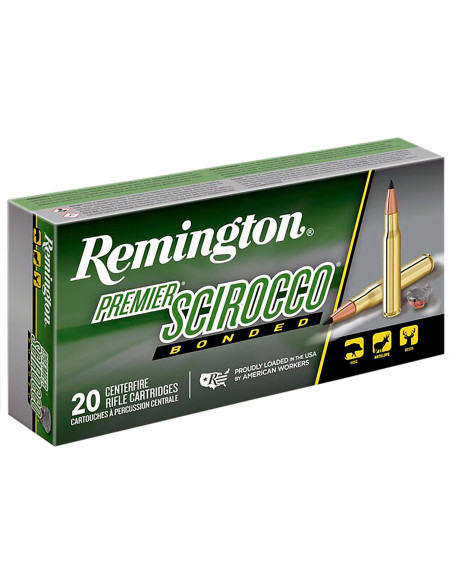 Munición metálica REMINGTON SCIROCCO BONDED - 30-06 - 180 grains - 29328