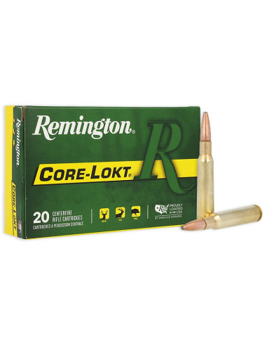 Munición metálica REMINGTON CORE-LOKT - 7x57 Mauser - 140 grains - 29031