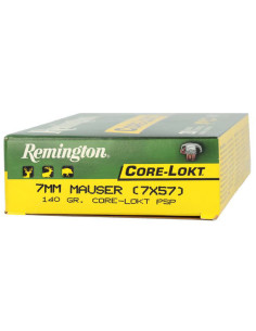 Munición metálica REMINGTON CORE-LOKT - 7x57 Mauser - 140 grains - 29031 2