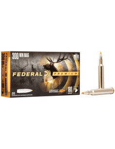 Munición metálica FEDERAL Trophy Bonded Tip - 300 Win. Mag. - 180 grains - P300WTT1
