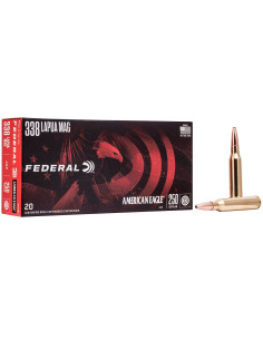 Munición metálica FEDERAL American Eagle - 338 Lapua Mag. - 250 grains - JSP - AE338L