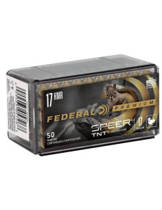Munición metálica FEDERAL Speer TNT - 17 HMR - 17 grains - P770