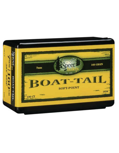 Puntas de bala SPEER Boat-Tail - .284" - 160 grains - 1634