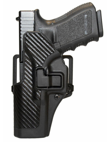 Funda BLACKHAWK! SERPA oculta CQC zurdo - fibra de carbono