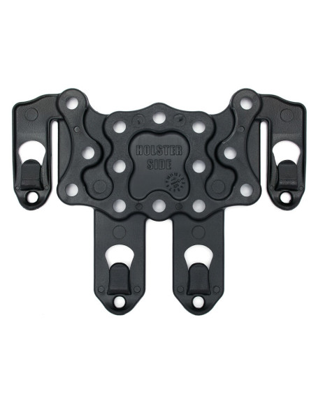 Plataforma BLACKHAWK! receptora múltiple S.T.R.I.K.E. CQC - negra - 38CL63BK