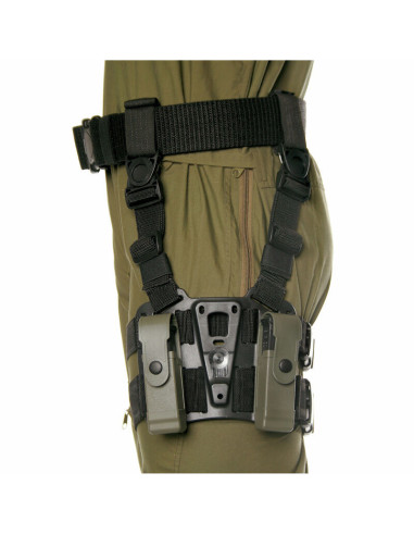 Plataforma táctica BLACKHAWK! para fundas SERPA o CQC - negra - 432000PBK