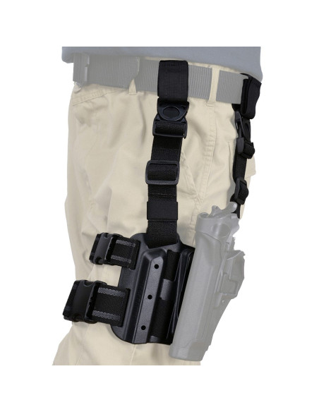 Plataforma táctica BLACKHAWK! para fundas SERPA o CQC - negra - 432000PBK
