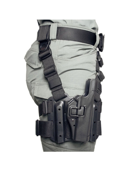 Plataforma táctica BLACKHAWK! para fundas SERPA o CQC - negra - 432000PBK
