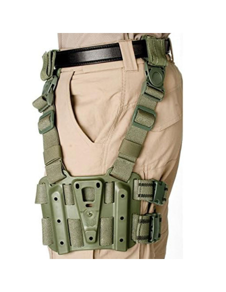 Plataforma táctica BLACKHAWK! para fundas SERPA o CQC - verde - 432000PFG