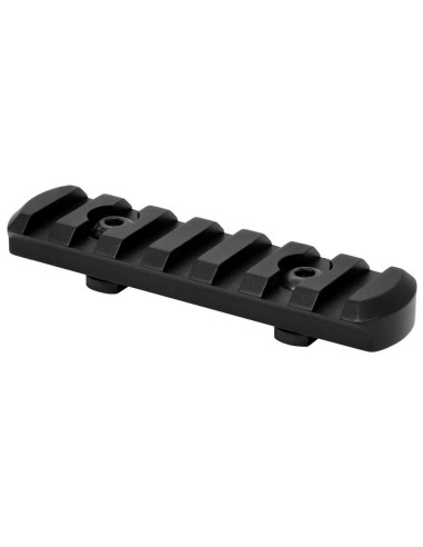 Carril WARNE M-LOK 7 ranuras - negro - 6203M